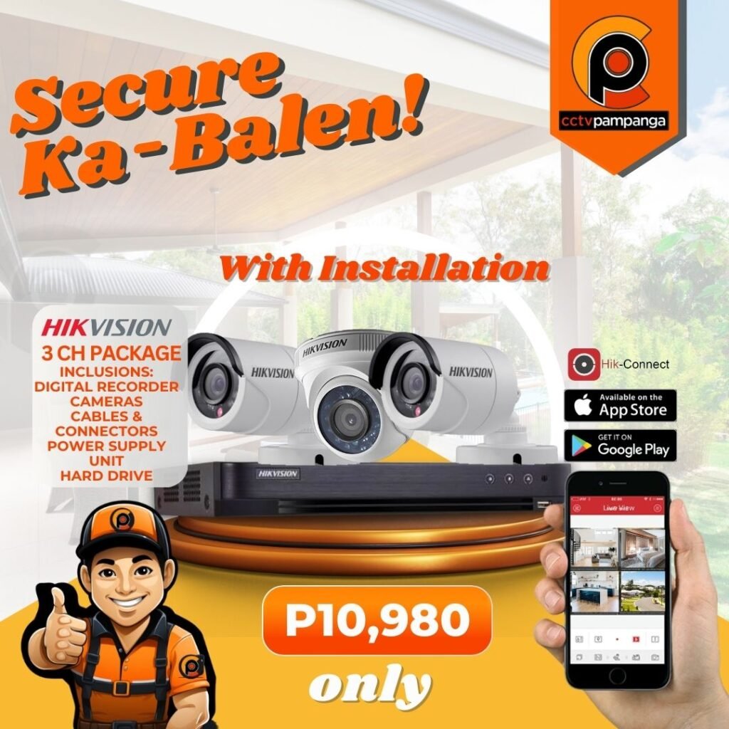 3 camera cctv package pampanga cctv