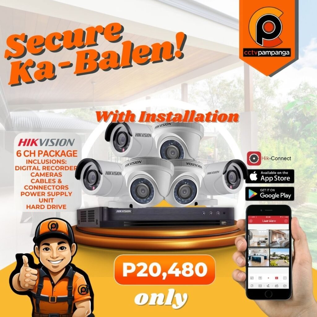 6 camera cctv package pampanga cctv