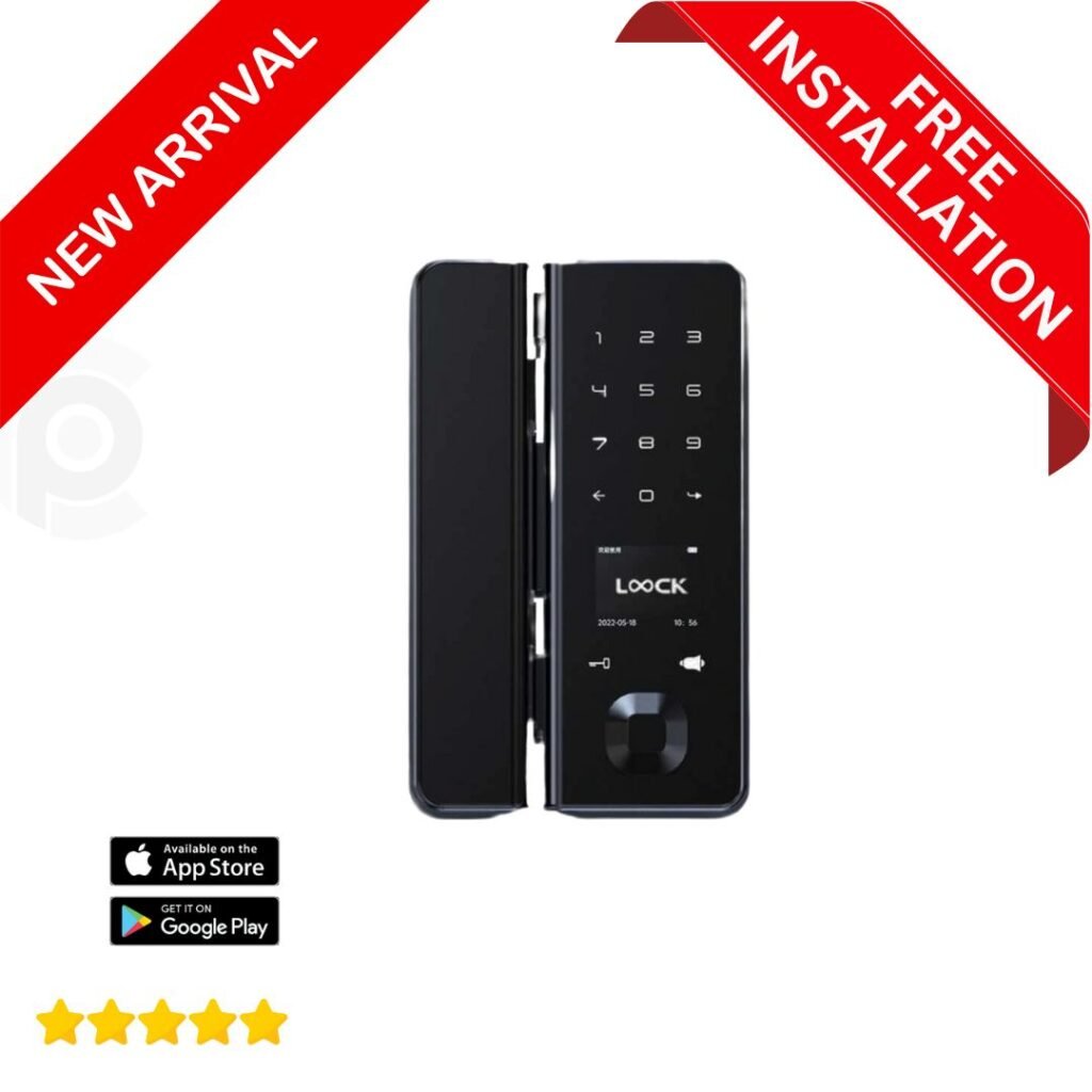 glass door smart door lock pampanga